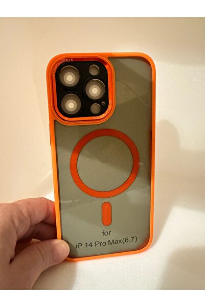 İPHONE 14 PRO MAX FOCUS PİXEL MAGSAFE Turuncu