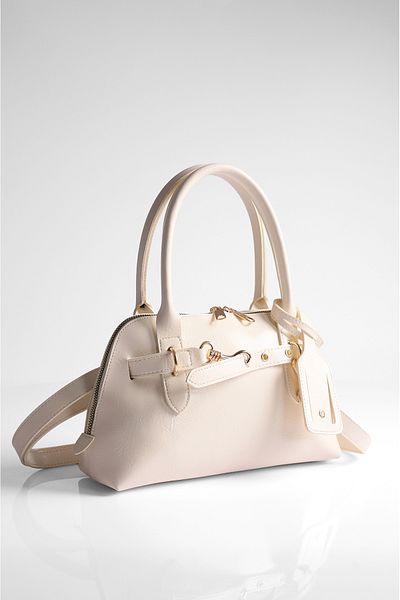 Rimense Women's Cream Long Strap Hand and Shoulder Bag