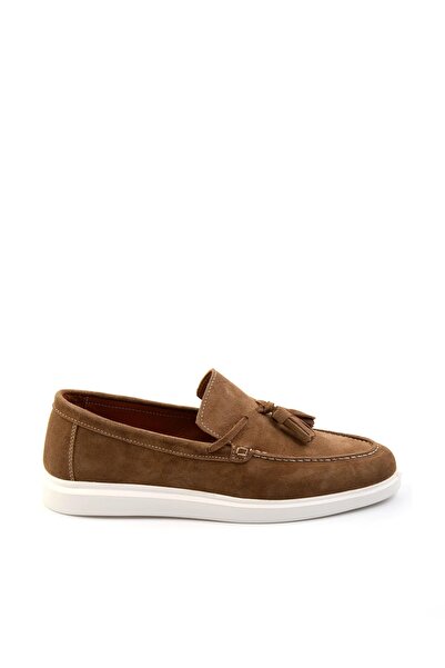 Bambi Taba Leather Erkek Loafer Ayakkabı E01442310502