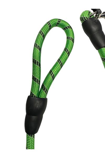 Doglife Reflective Short Rope Walking Strap 18 mm X 90 cm Green