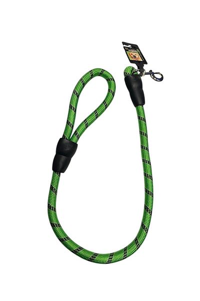 Doglife Reflective Short Rope Walking Strap 18 mm X 90 cm Green