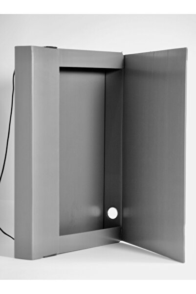 ÇABUKLAR Pharmacy Sgk - Grey Standard Size Prescription Box (29X4,5X40 cm)