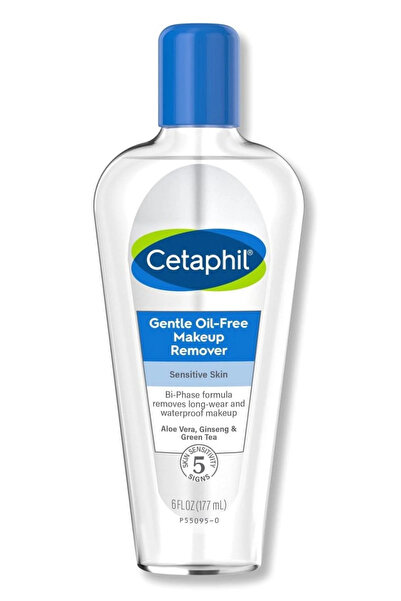 Cetaphil GENTLE OIL FREE MAKE UP REMOVER 6oz/177ml