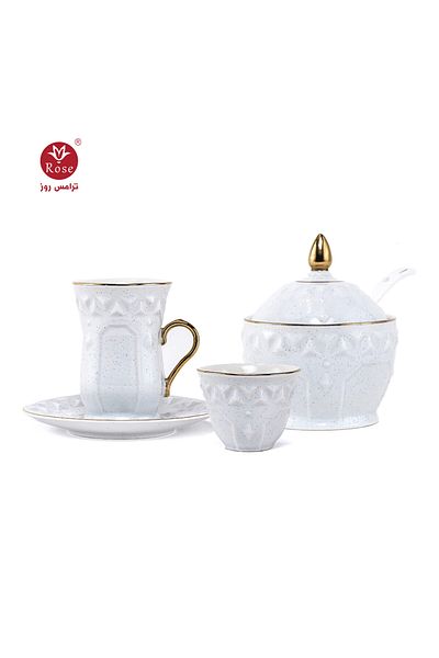 Rose CR-2121- 51-Piece Tea and Coffee Serving Set Rose