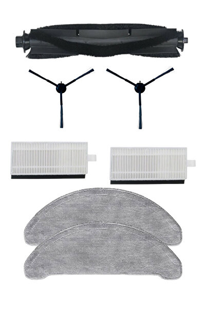 ROPALDE Σετ ανταλλακτικών 7 τεμαχίων συμβατό με ρομπότ ηλεκτρική σκούπα Viomi Robot Vacuum S9