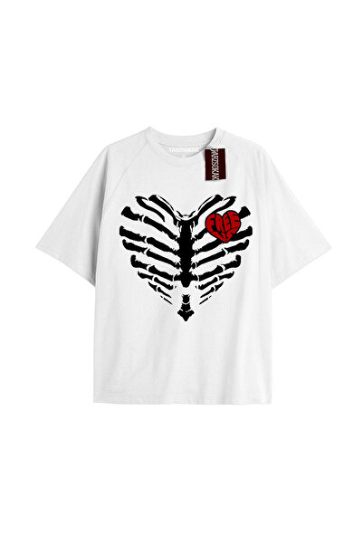 Adrift Unisex Oversize Mold - Tricou imprimat cireșe