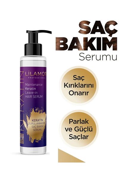 Lilamor Fast Hair Growth Serum with Keratin Extract - Hair Care Serum 125ml