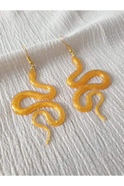 LuArte أقراط الأفعى، أقراط الأفعى المتدلية