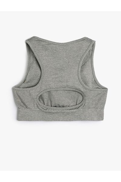 Koton Bedeckter Sport-BH Slim Fit mit nahtlosem Fensterdetail auf der Rückseite