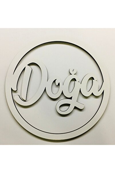 estölye Kapı Süsü Isimli Kasnak,makrome Çember,makrome Isimlik 30x30 Cm