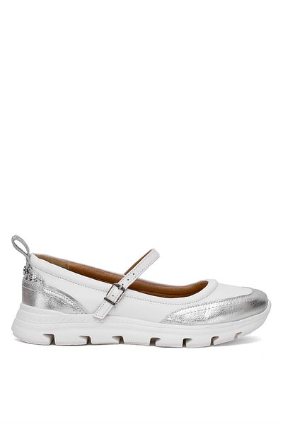 Mammamia D25Ya-750 Women's Genuine Leather Casual Shoes White
