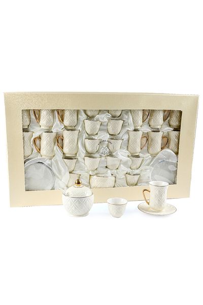 Rose CR-1717- 51-Piece Tea and Coffee Serving Set Rose