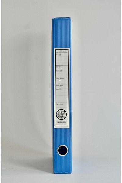 ÇABUKLAR Blue Pharmacy Sgk Prescription Box - Standard Size (29X4,5X40 cm)