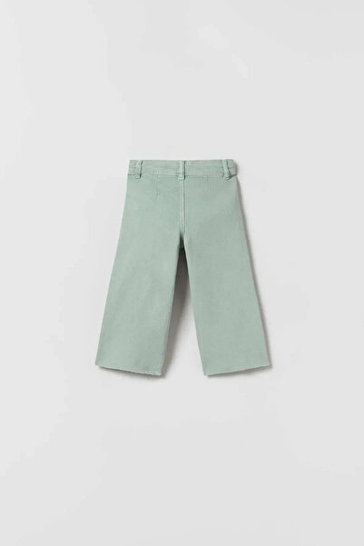 ZARİNA ispanyol paça yeşil denim jean