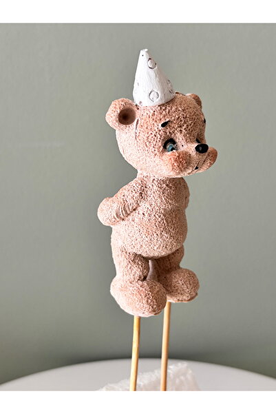 puffy party PUFİ - Mum Üfleyen Ayıcık 🧸 Kahve rengi