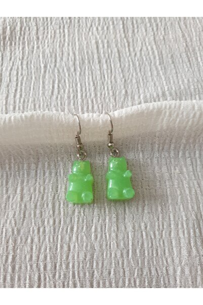 LuArte تيدي بير أقراط الايبوكسي