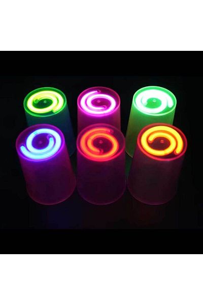 Skygo Lighting in the Dark Night Light Mega Glow Glasses 8 Pieces 8.5 X 10.5 cm