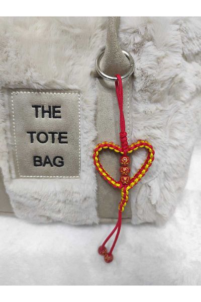 ARTON Heart Shaped Special Handmade Paracord Charm Keychain and Bag Accessory