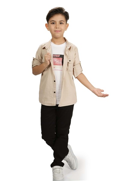 s.t. sebat tekstil Majica za dečake Set pantalona