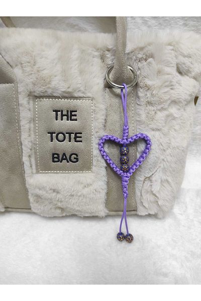 ARTON Heart Shaped Special Handmade Paracord Charm Keychain and Bag Accessory