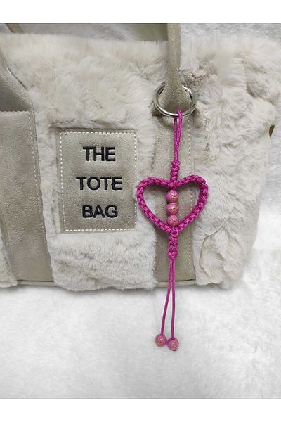 ARTON Heart Shaped Special Handmade Paracord Charm Keychain and Bag Accessory