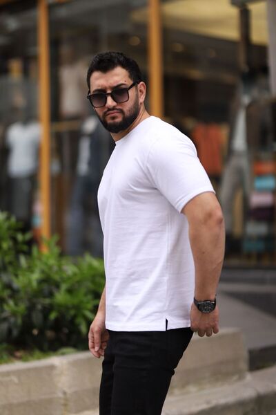 Dr Dnm Remix Υπερμεγέθη μπλουζάκι - Ανδρική στολή με λαιμόκοψη, κοντό μανίκι και βαμβακερό Lycra