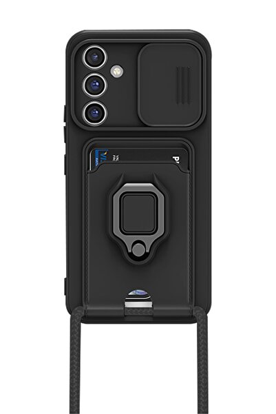 cepmoda حافظة لهاتف سامسونج جالاكسي S24 FE مع حزام للرقبة |   غطاء منزلق للكا...