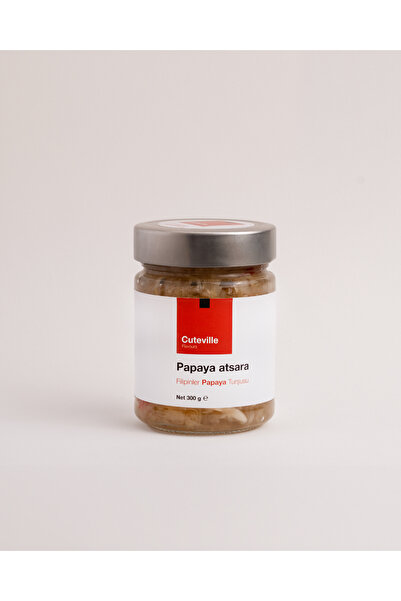 Cuteville Flavours Papaya Atsara – Filipin Usulü Fermente Papaya Turşusu (KAT...