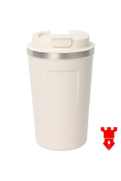 KALE PROMOSYON 380 ml Glass Thermos Double Layer Sus-304 Stainless Steel Vacu...