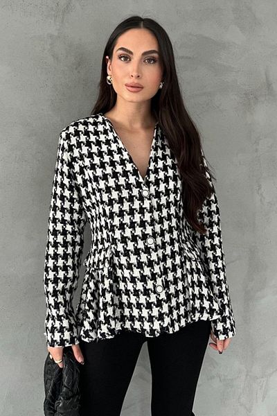 Miracle Omni Ecru Back Bow Detailed Jacket