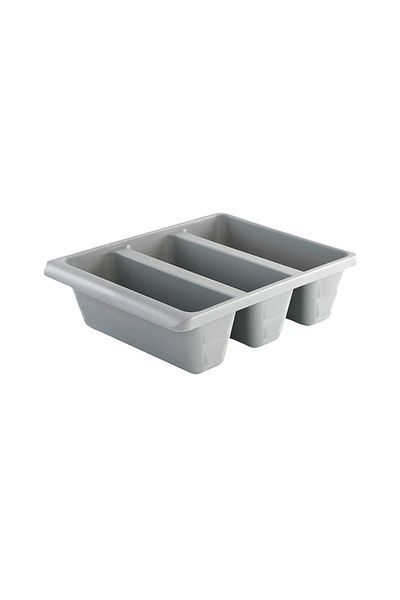 Hesaplı Kasa 3 Compartment Shoe Organizer, Gray