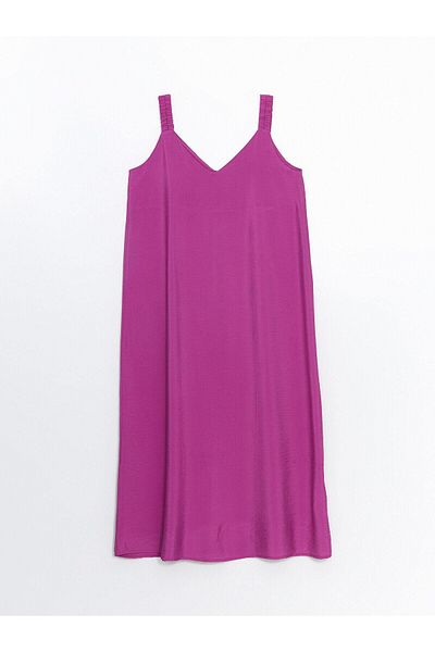 LC Waikiki Lcwaikiki Classic V-Neck Strappy A-Line Dress