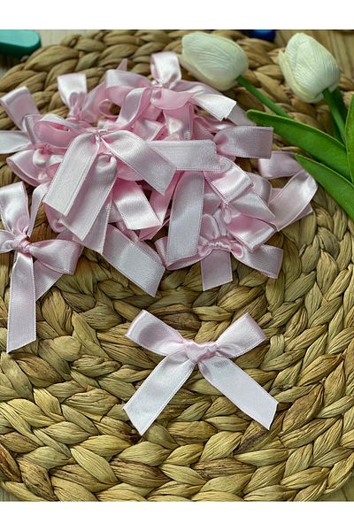 HİMENİSA 10 Pieces 2 cm Satin Ribbon with a Radius of 8-9 cm