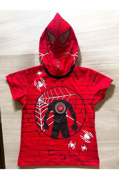 Gigas Boys' Suit with Spiderman and Lighted Shorts