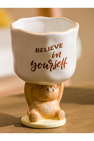 LC Waikiki Bowl with Teddy Bear Figure from Renkli̇mağazadan 14 cm