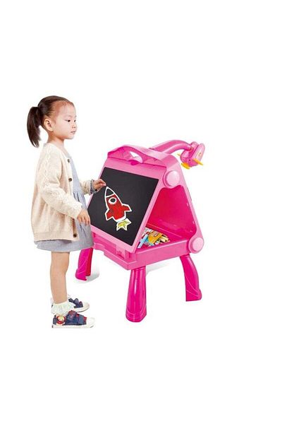 FULLJOY 4-in-1 coloring table, projector, and whiteboard