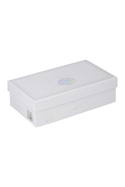 LC Waikiki LCW HOME  Deniz Kabuğu Figürlü 2 Kişilik Porselen Kahve Fincan Takımı 90 Ml