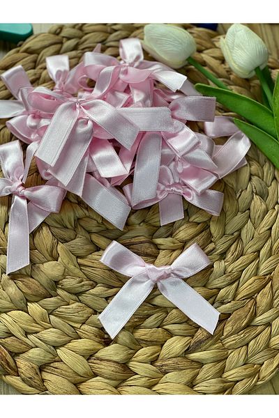 HİMENİSA 10 Pieces 2 cm Satin Ribbon with a Radius of 8-9 cm