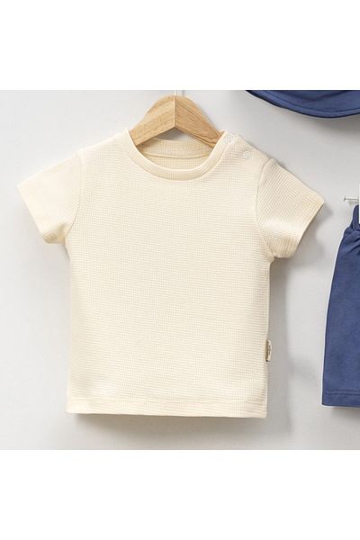 Bolly Baby Summer 100% Cotton Safari Hat Baby Boy 3 Piece Set