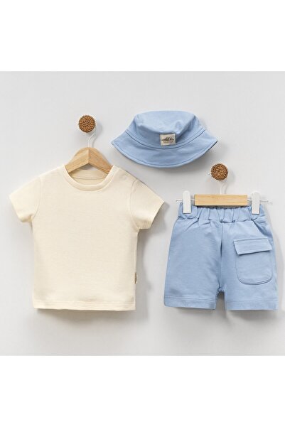 Bolly Baby بدلة سفاري صيفية للرجال مصنوعة من القطن بنسبة 100%