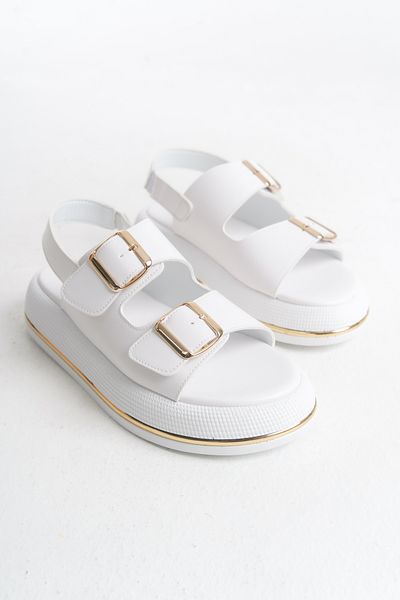 MARSEDO Women's High Sole Banded Light Sole Daily Sandals Elina