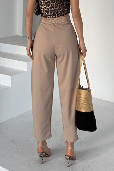 Paw Garage Панталони Scuba Harem, креп плат, свободна кройка