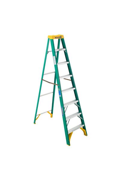 WERNER 8FT TYPE II FIBERGLASS STEP LADDER 5908