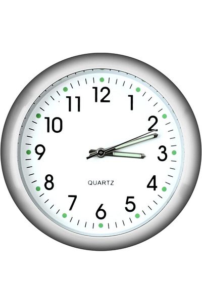 VenaliaStore Mini Quartz Clock for Home Vehicle Car Boat Bicycle Mini Quartz Modern Adhesive Air Conditioning Apparatus