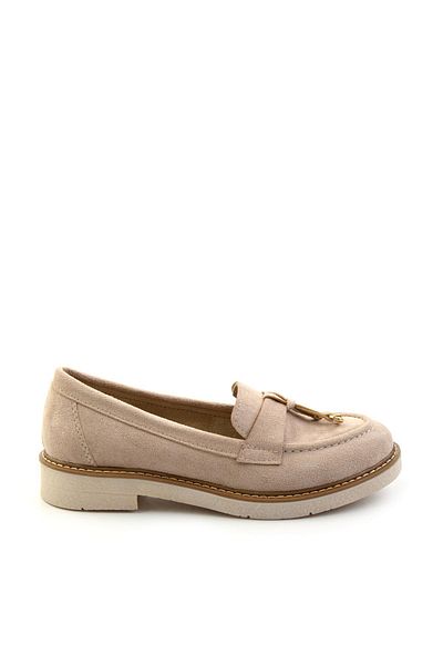Bambi Beige Women's Loafer Shoes K 01257050102