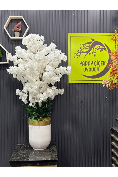 İremÇiçekçilik Yapay Çiçek Uygula 120 Cm Bahar Dalı Salon Çiçeği Yapay Ağaç