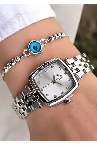 Homies Original Invoice Waterproof Women's Wrist Watch with Bracelet Gift