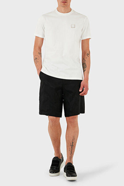 Armani Exchange Ανδρικό μπλουζάκι μπλουζάκι από 100% βαμβάκι με κανονική εφαρμογή με λαιμόκοψη με λογότυπο