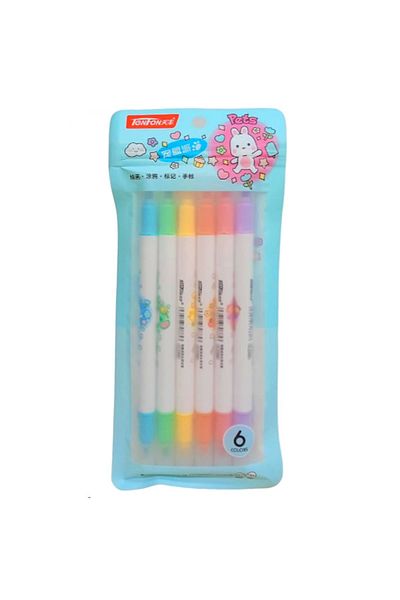 Maxx Tenfon Highlighter Double Sided 6 Colors