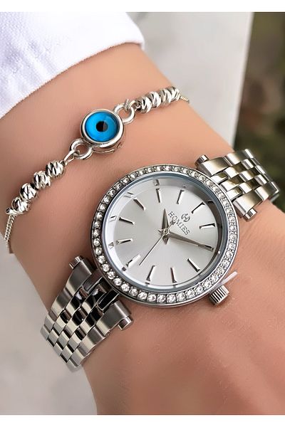 Homies Original Invoice Waterproof Women's Wrist Watch with Bracelet Gift